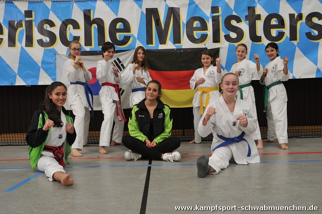 Bayerische Taekwondomeisterschaft in Lauingen Nov. 2015